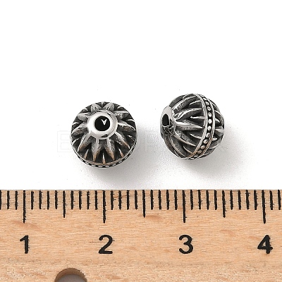 Retro 316 Surgical Stainless Steel Beads STAS-L307-17AS-02-1