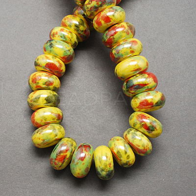 Handmade Porcelain European Beads OPDL-Q099-9-1