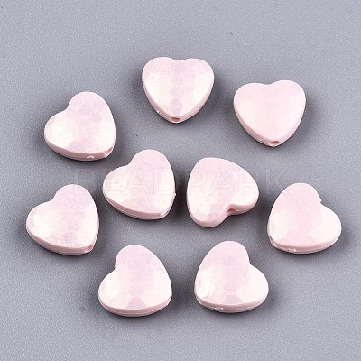 Spray Painted Acrylic Beads MACR-T037-07D-1