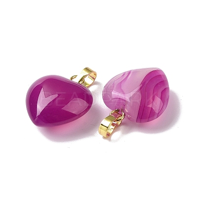 Natural Agate Pendants G-I311-A34-G-1