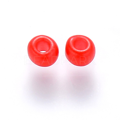 12/0 Baking Paint Glass Round Seed Beads SEED-S036-01A-15-1
