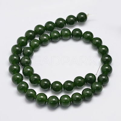 Natural & Dyed Malaysia Jade Bead Strands X-G-A146-10mm-A28-1