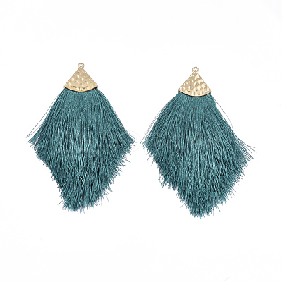 Polyester Tassel Big Pendant Decorations FIND-T042-08-1