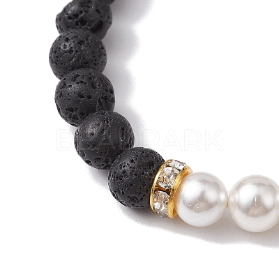 Moon 304 Stainless Steel Charm Bracelets BJEW-JB10310-01-1