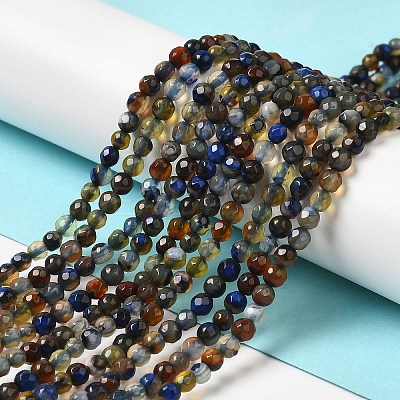 Natural Agate Beads Strands G-H302-A01-07-1