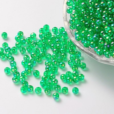 Eco-Friendly Transparent Acrylic Beads PL731-8-1