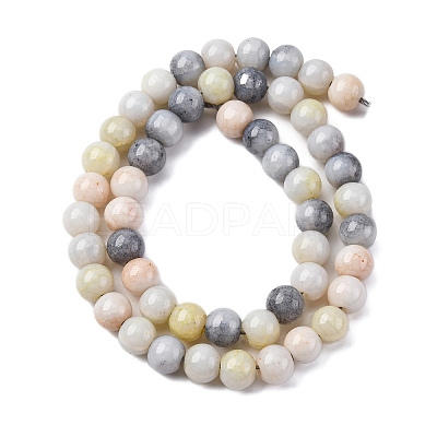 Ombre Effect Dyed Glass Beads Strands GLAA-T031-01O-03-1