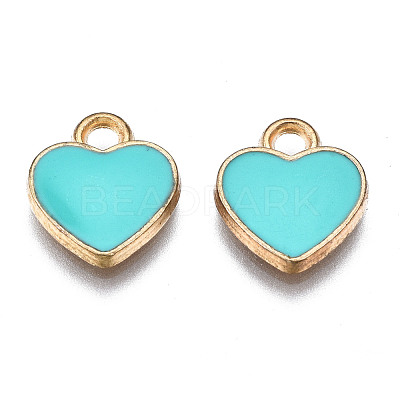 Alloy Enamel Charms X-ENAM-S121-041F-1