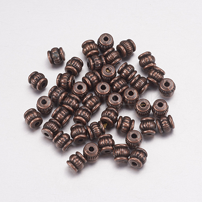 Tibetan Style Beads TIBEB-Q043-R-FF-1