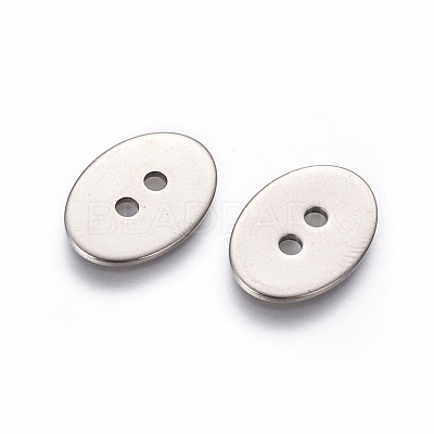 Tarnish Resistant 201 Stainless Steel Buttons STAS-L234-006A-1