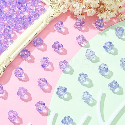 Transparent Acrylic Beads TACR-S154-20A-47-1