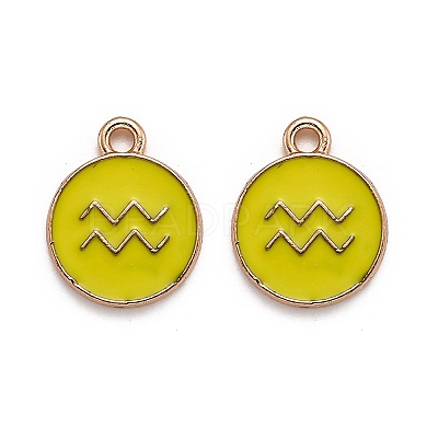 Alloy Enamel Pendants ENAM-S124-01A-14J-1