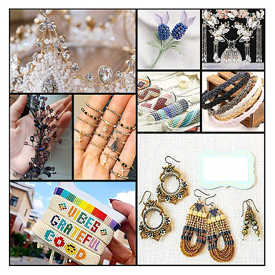 DIY Glass Beads Bracelet Making Kit DIY-PH0006-42-1