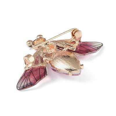 Golden Alloy Brooches JEWB-XCP0001-04-1