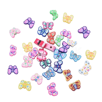 Handmade Polymer Clay Beads CLAY-CJ0001-17-1