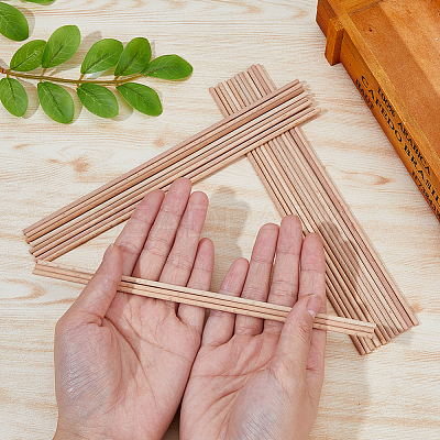 Wood Craft Sticks WOOD-WH0125-11B-1