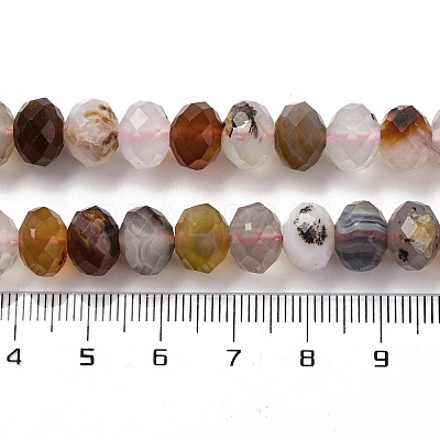 Natural Cherry Blossom Agate Beads Strands G-K380-A42-03-1
