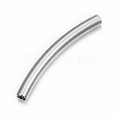 Tarnish Resistant 304 Stainless Steel Tube Beads STAS-G137-36P-1