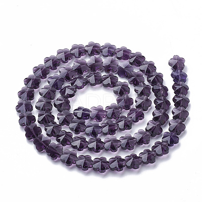 Transparent Glass Beads GLAA-Q066-10mm-C02-1