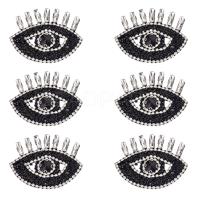 Evil Eye Shape Appliques DIY-WH0401-33-1