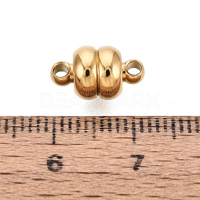 304 Stainless Steel Magnetic Clasps X-STAS-N127-04G-1
