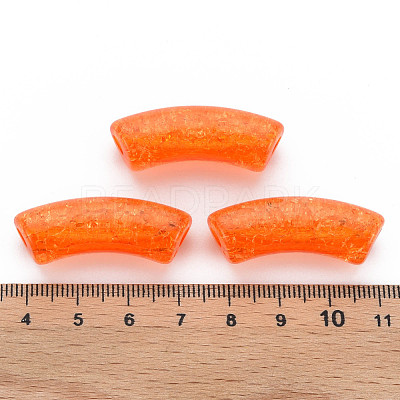 Transparent Crackle Acrylic Beads CACR-S009-001B-N84-1