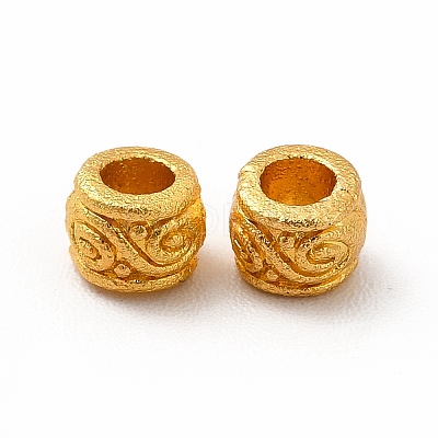 Rack Plating Alloy Beads PALLOY-A001-08MG-1
