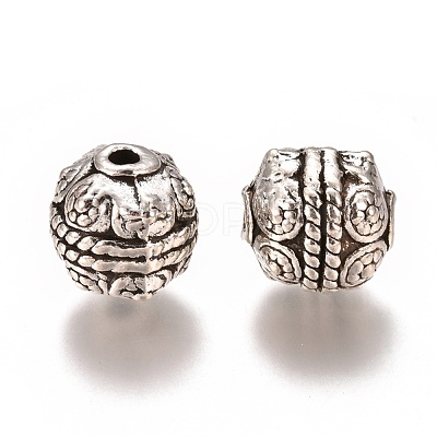Tibetan Style Alloy Beads TIBEB-L004-092AS-1