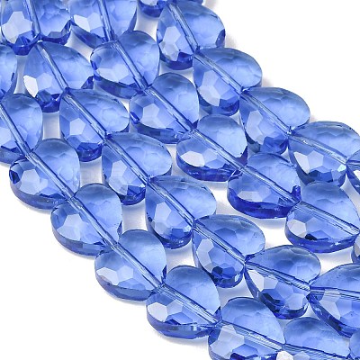 Transparent Glass Beads Strands GL-CBA7A17-03A-08-1