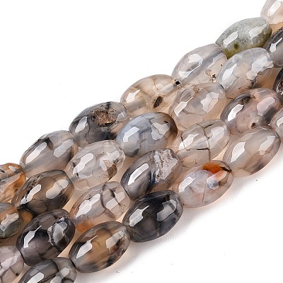 Natural Dragon Veins Agate Beads Strands G-T138-180K-1