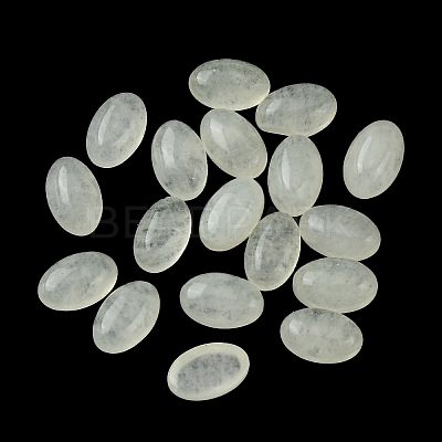 Natural White Jade Cabochons G-A094-01A-33-1
