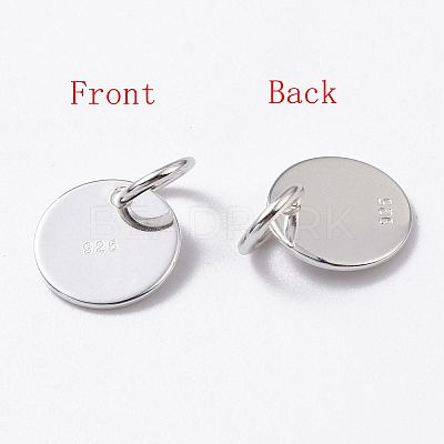 925 Sterling Silver Pendants X-STER-K167-006B-S-1
