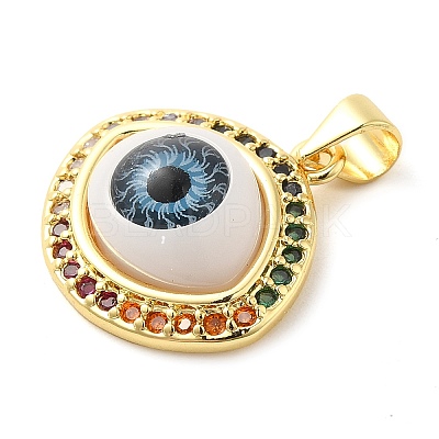 Golden Brass Pendants KK-A198-05G-01-1