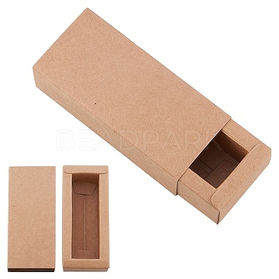 Kraft Paper Folding Box CON-WH0010-01F-C-1