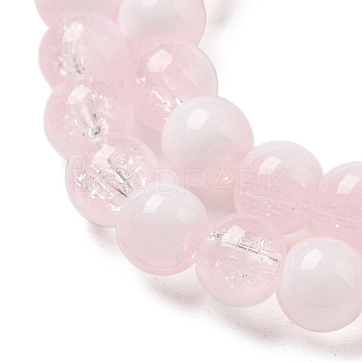 Crackle Glass Beads Strands GLAA-U001-6mm-12-1
