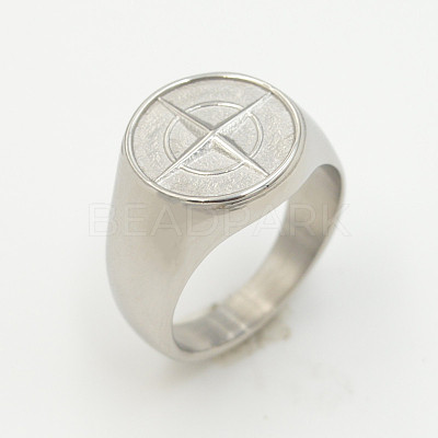 304 Stainless Steel Finger Rings FS-WG5F41B-64-1