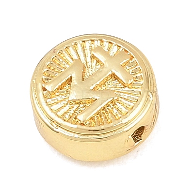 Religion Brass Beads KK-C170-29G-05-1