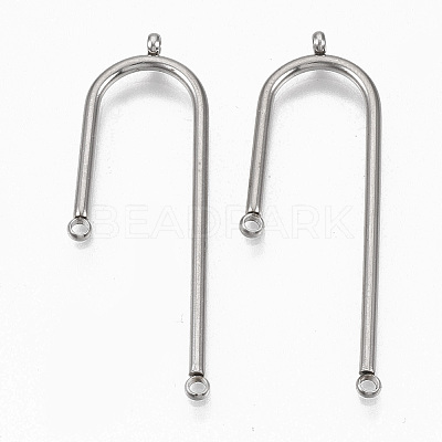 Tarnish Resistant 304 Stainless Steel Asymmetric Length Chandelier Component Links STAS-T050-029P-1