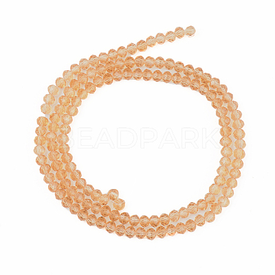 Glass Beads Strands EGLA-A034-T8mm-D23-1