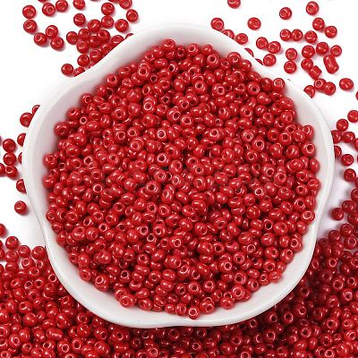 8/0 Baking Paint Glass Seed Beads X1-SEED-M012-02A-42-1