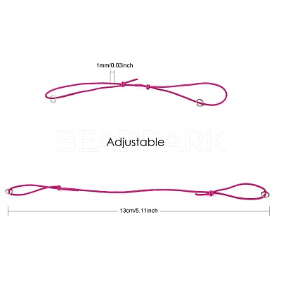 Adjustable Elastic Cord Bracelet Making AJEW-JB00008-07-1