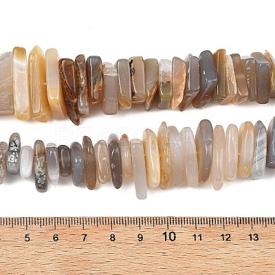 Natural Grey Agate Beads Strands G-A302-A02-01-1