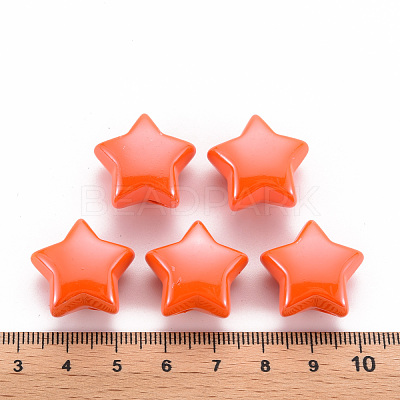 Opaque Acrylic Beads MACR-S372-02B-84-1