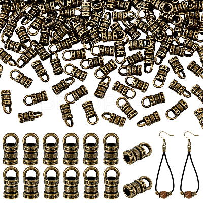 200Pcs Tibetan Style Zinc Alloy Cord End FIND-PH0028-31AB-1