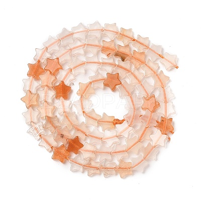 Natural Pink Aventurine Beads Strands G-H087-C06-01-1