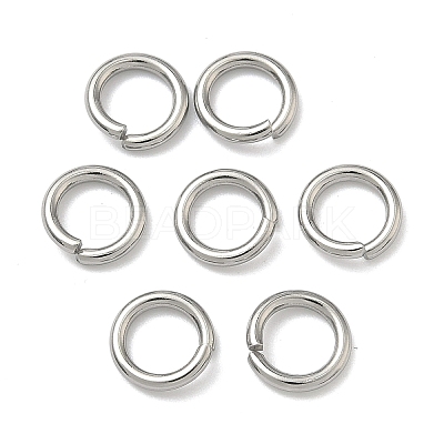 Tarnish Resistant 304 Stainless Steel Open Jump Rings STAS-E067-09-8mm-1