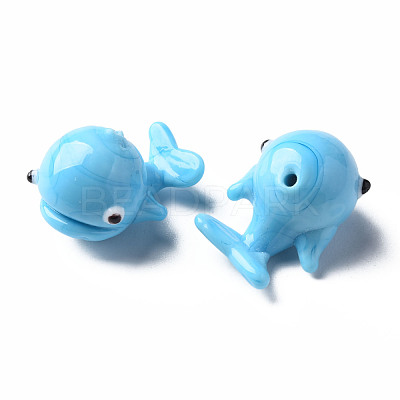 Handmade Lampwork Beads LAMP-T011-05-1