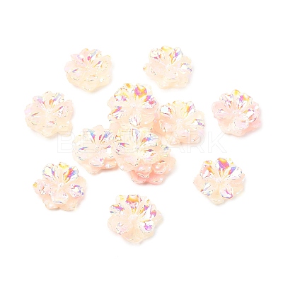 Luminous Resin Cabochons RESI-E033-02G-1