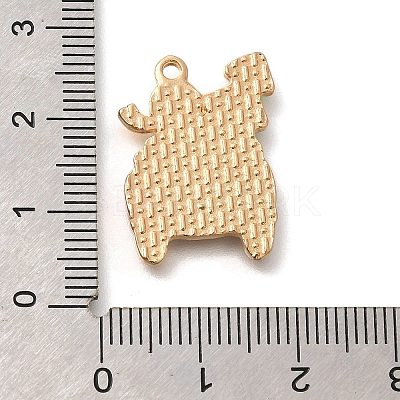 Christmas Theme Alloy Enamel Pendants LS-ENAM-Q509-02KCG-15-1