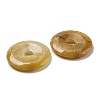Natural Yellow Aventurine Pendants G-P532-01A-13-1